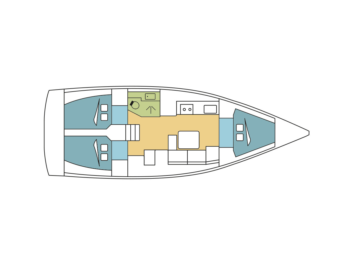 Dufour 382 GL CORTO BAMBOO 