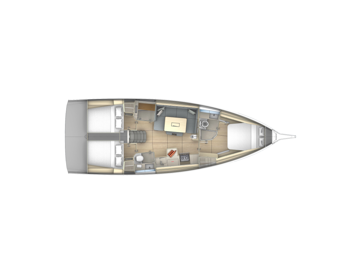 Dufour 41 Yin Yang