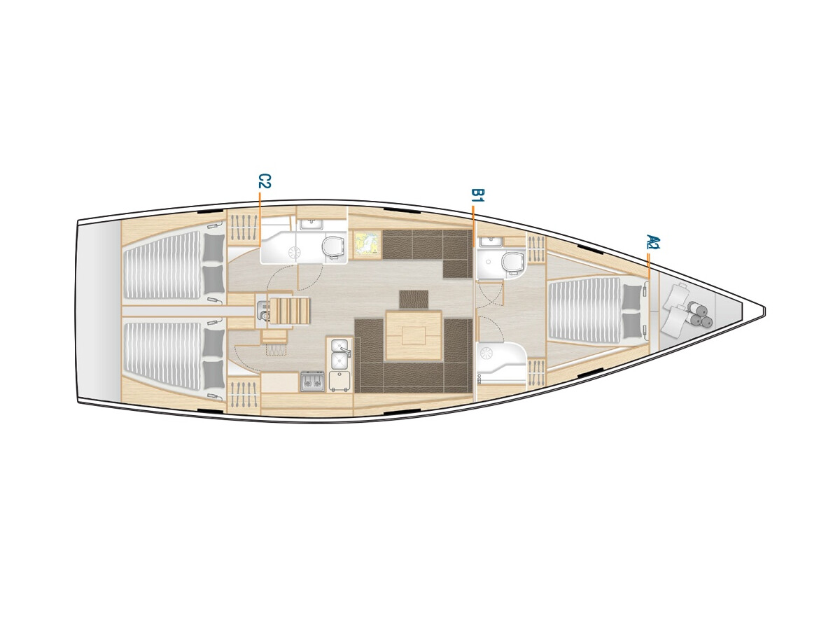 Hanse 458 Meraki of London