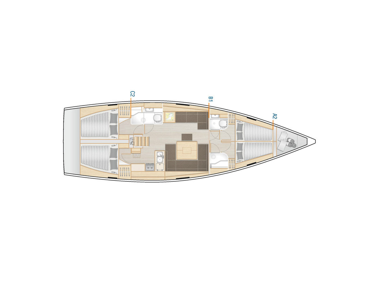 Hanse 458 Ariel