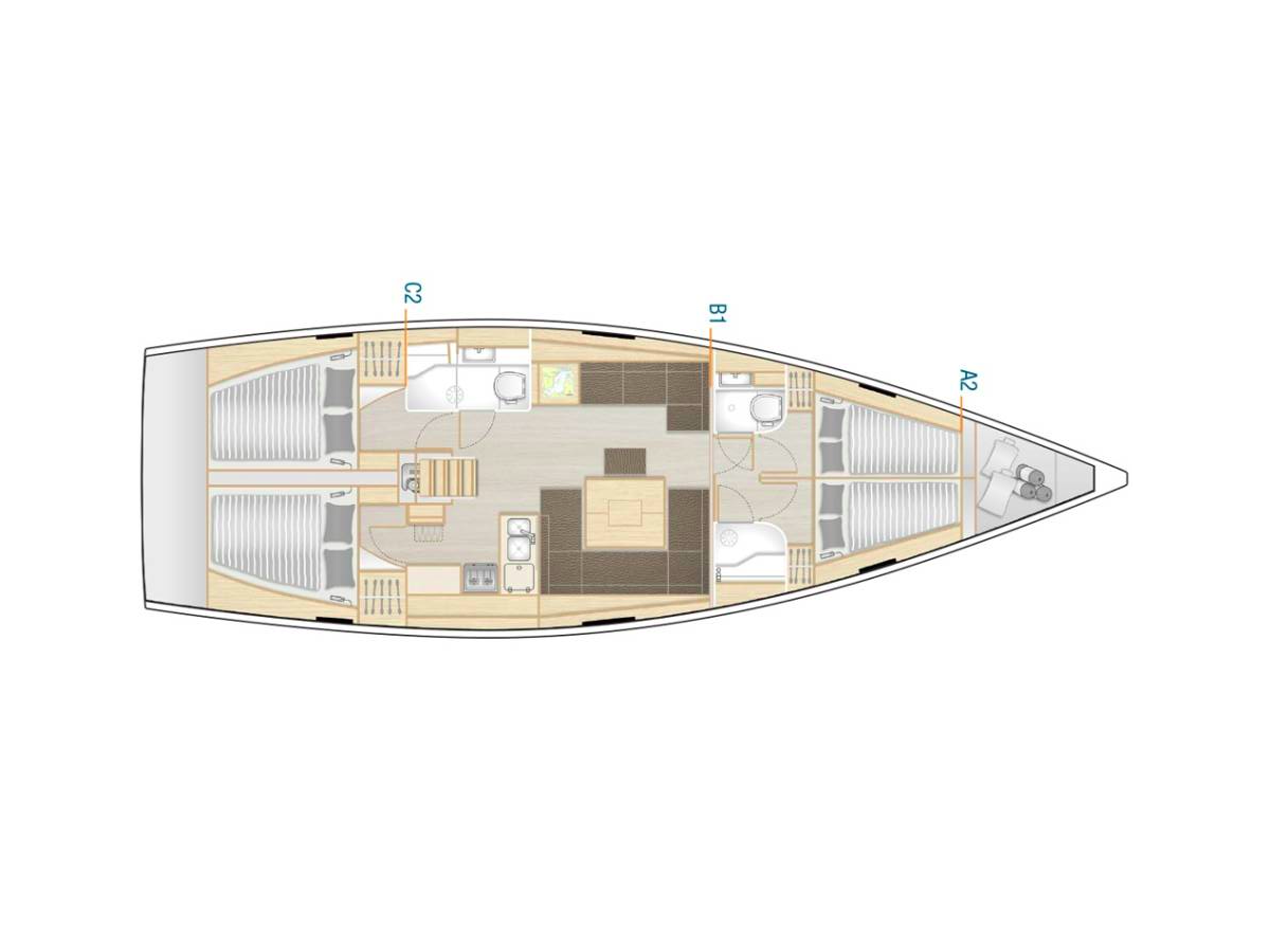 Hanse 458 Deep Sea