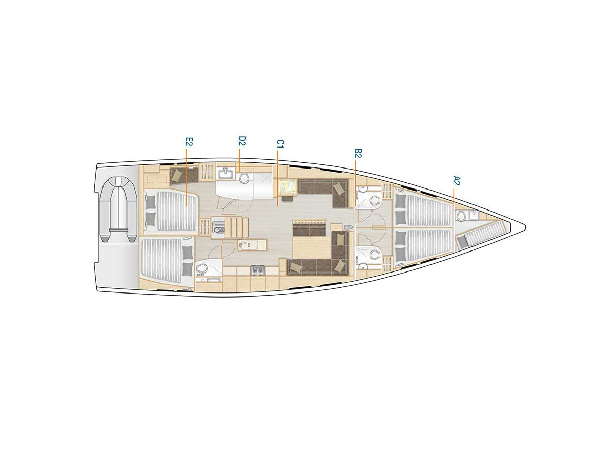 Hanse 548 Lady Ardea